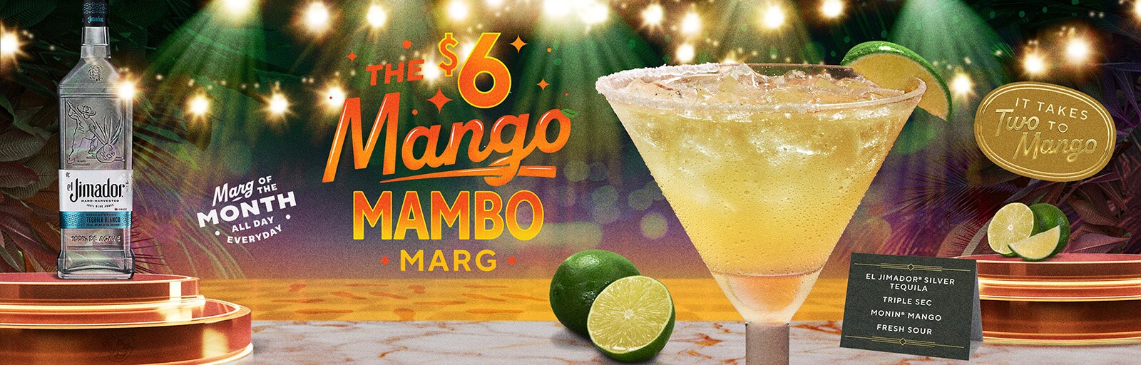 Tequila Trifecta Chili's Margarita of the Month August