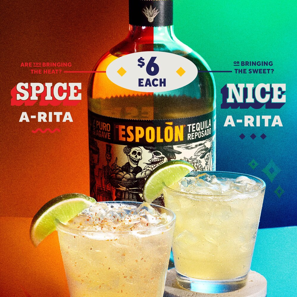 Chili's January Margarita of the Month - Spice-A-Rita and Nice-A-Rita