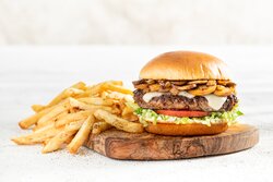 Chili's Mushroom Swiss Burger
