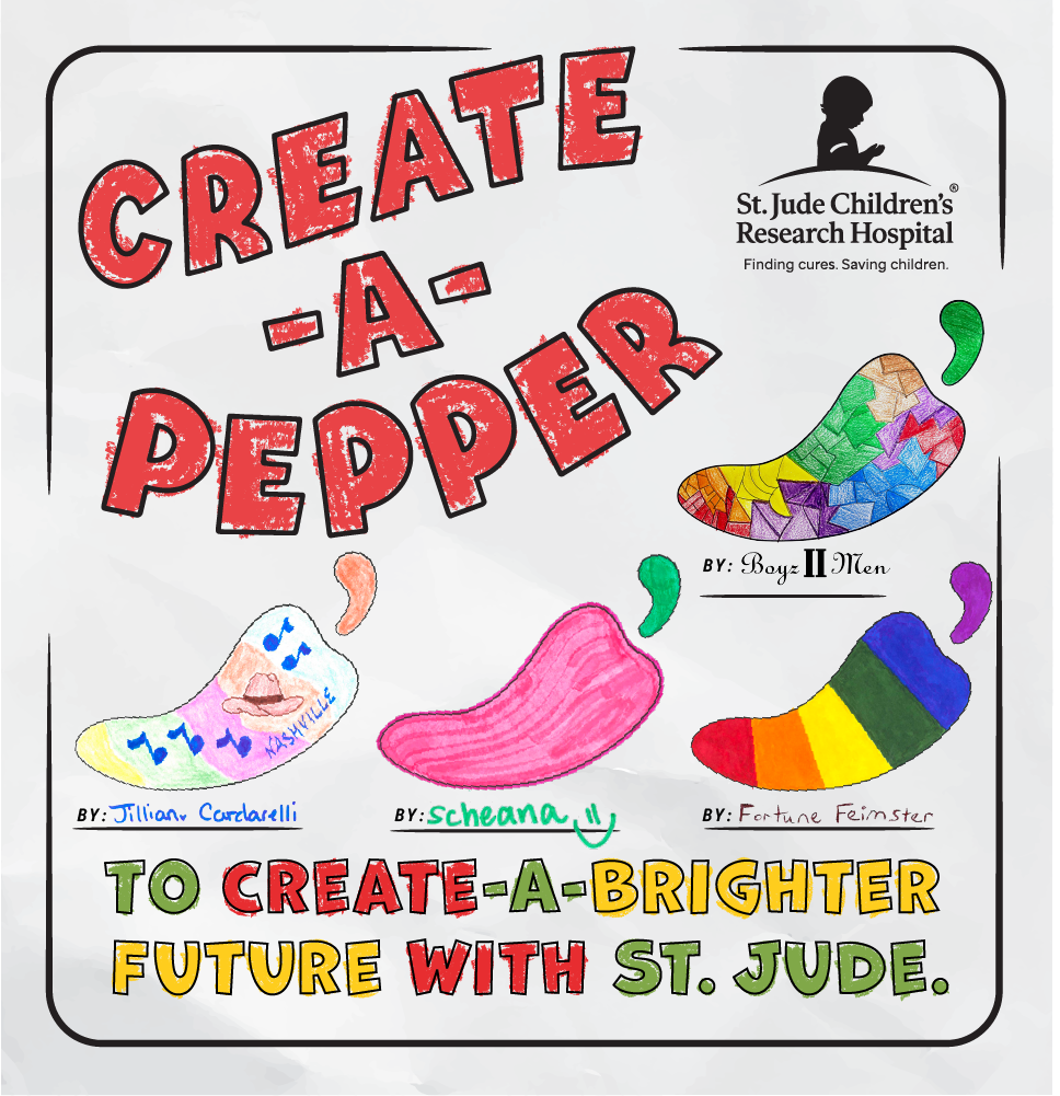 St. Jude's Create-A-Pepper is back at Chili's!