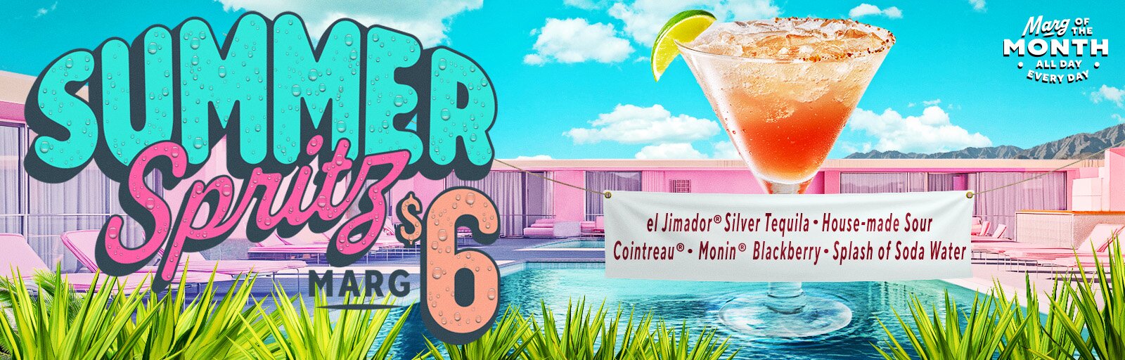 June Margarita of the Month - the $6 Summer Spritz Marg