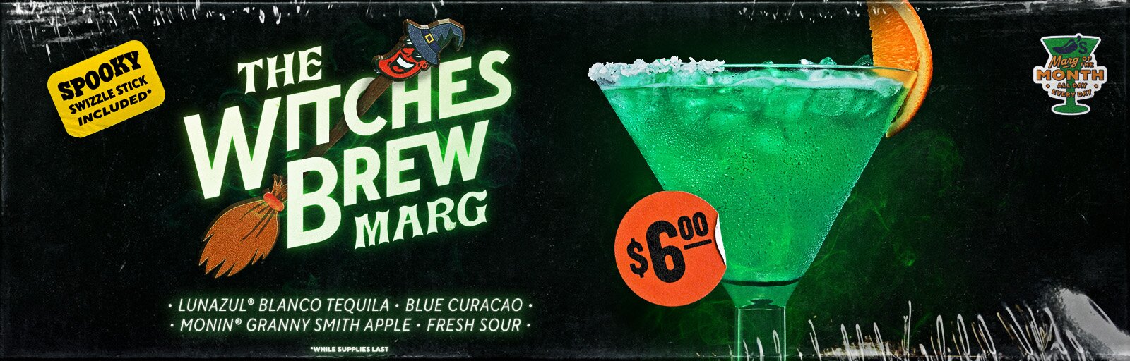 Chili's October Margarita of the Month - The Witches Brew Marg