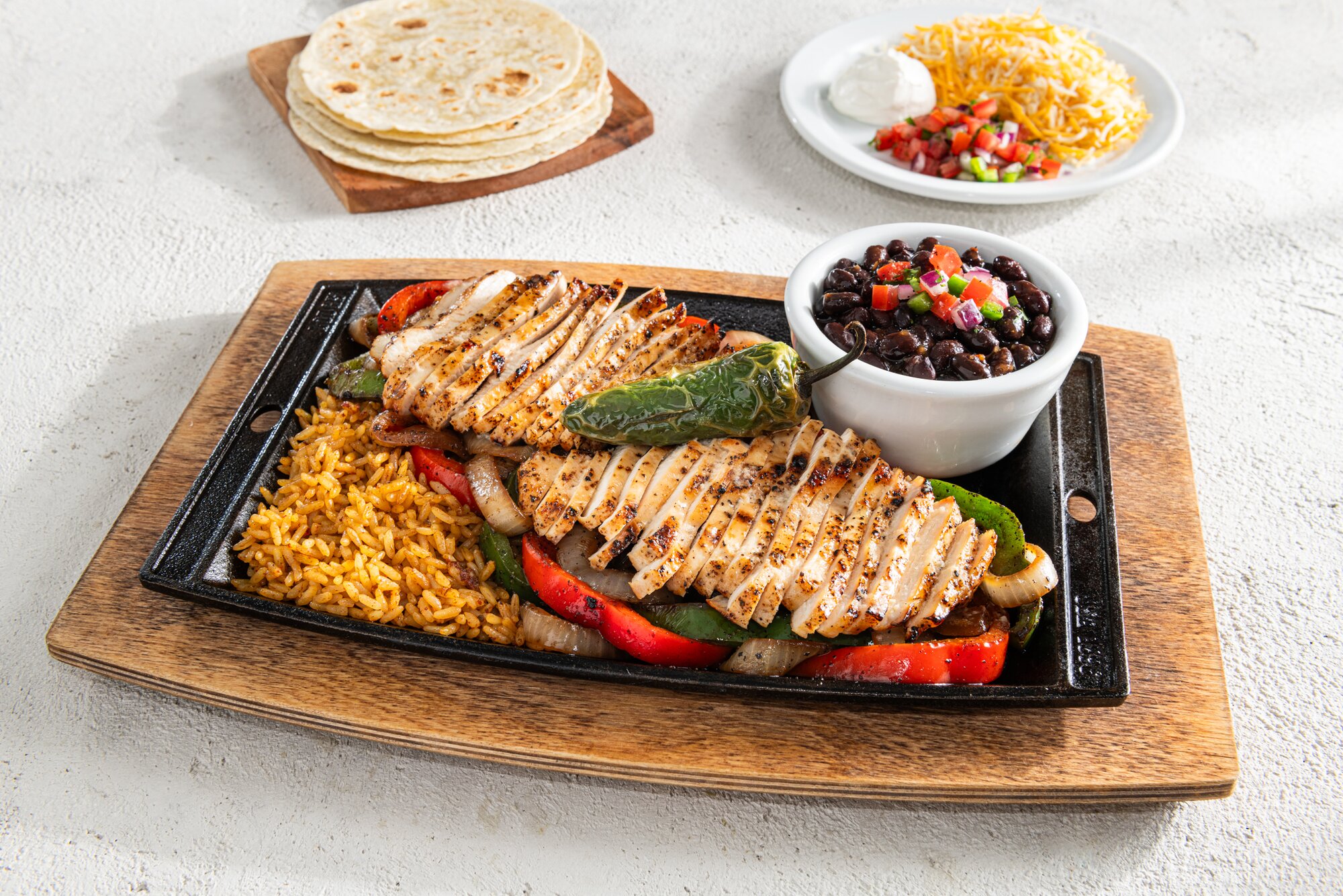 Chili's Classic Fajitas with either Steak, Chicken or Shrimp
