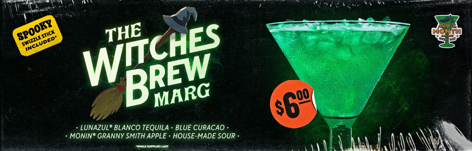 Chili's October Margarita of the Month - The Witches Brew Marg
