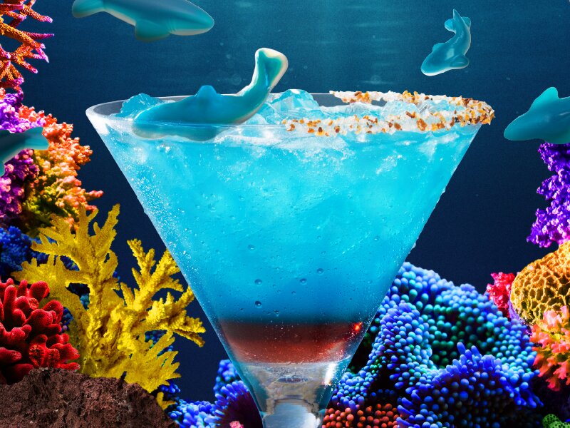 Chili's Berry Shark Bite Marg