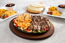 Chili's Fajitas for 2 with a shareable size Fajitas with a choice between Beef, Chicken and Steak