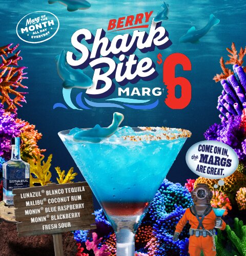 Chili's Berry Shark Bite Marg