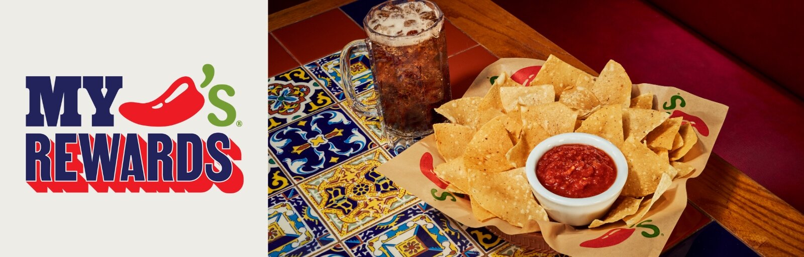 Chili's FREE Chips & Salsa and non-alcoholic beverage for My Chili's Rewards®