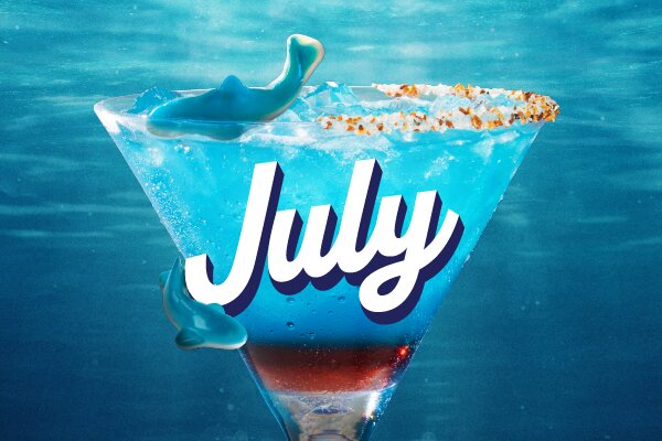 Chili's July MOTM Berry Shark Bite Marg