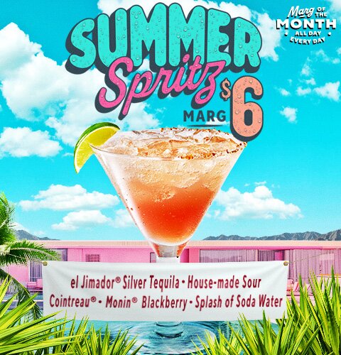 Chili's June Margarita of the Month - The Summer Spritz Marg