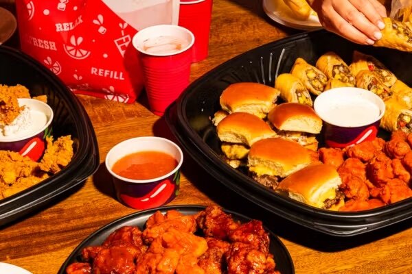 Chili's Party Platters - wings, crispers, triple dipper