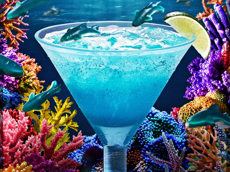 Chili's August's Margarita of the Month - The Shark Attack Marg