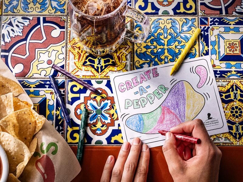 Chili's x St. Jude Create-A-Pepper
