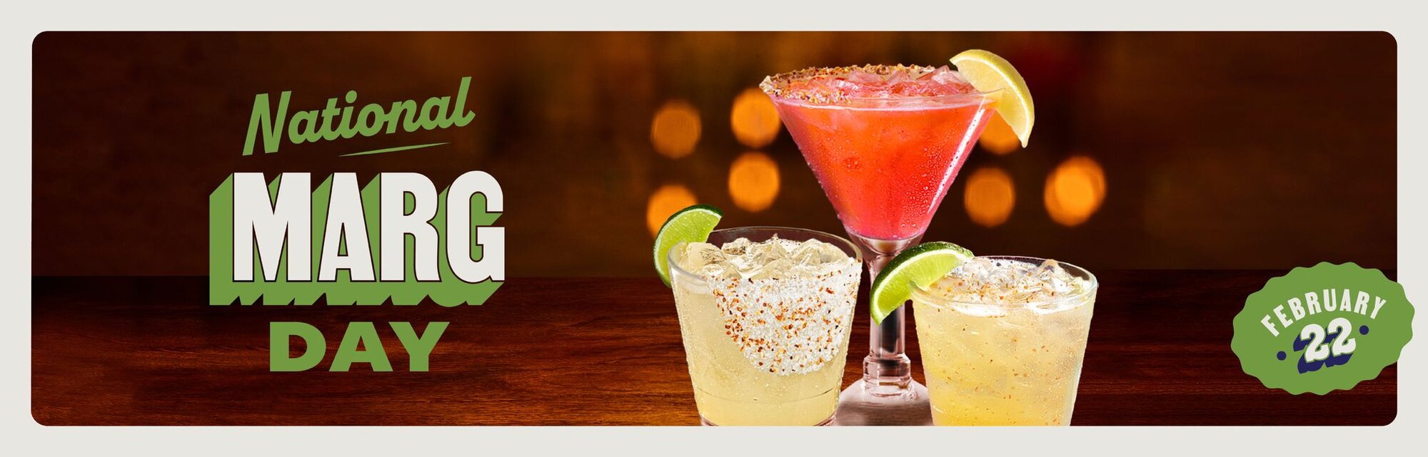 Image of several margaritas for National Margarita Day at Chili's Grill & Bar.