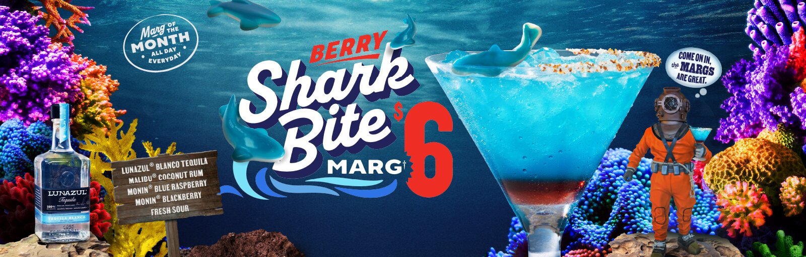 Chili's Berry Shark Bite Marg