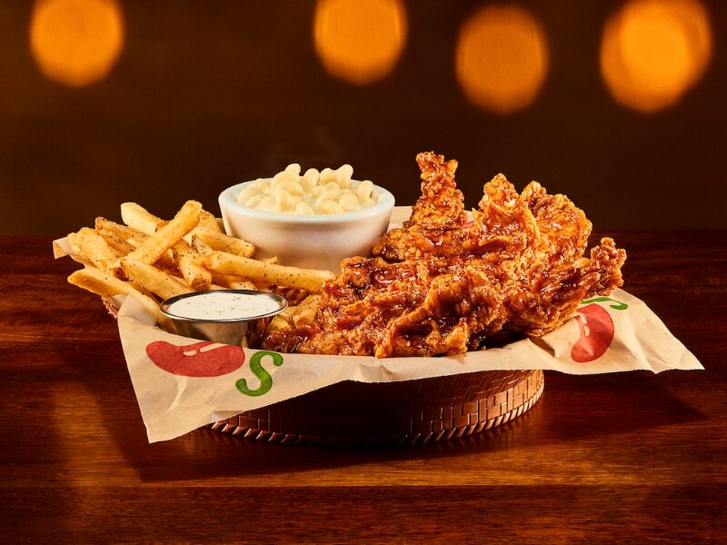 Our NEW juicy, tender Chicken Crispers® Combos are served with white cheddar mac & cheese, fries and house-made ranch.