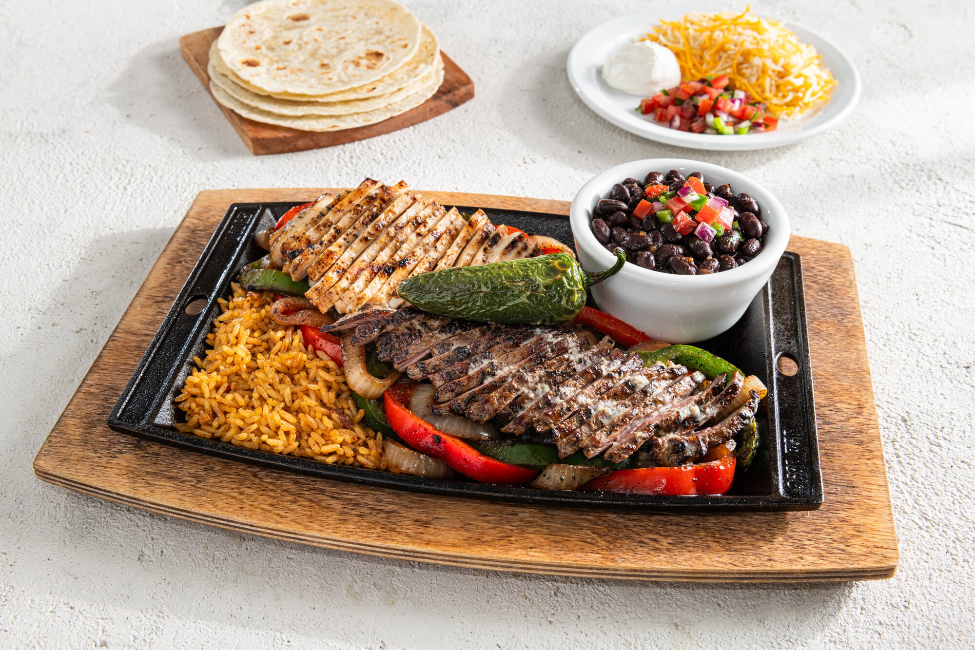 Chili's Pick 2 Fajitas with either Steak, Chicken or Shrimp