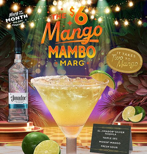 Chili's August Margarita of the Month - The Mango Mambo Marg