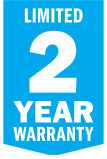 Limited 2 Year Warranty badge