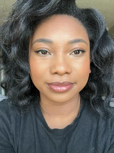 Casual family selfie taken at home with natural lighting