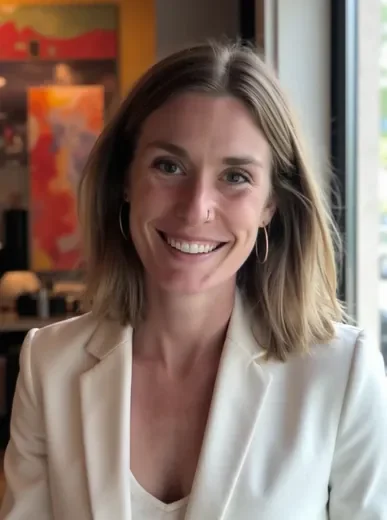 AI avatar photos displayed on a phone screen ready for social media and professional profile use