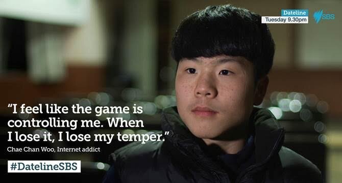 'I feel like the game is controlling me. When I lose it, I lose my temper - Chae Chan Woo, Internet Addict'