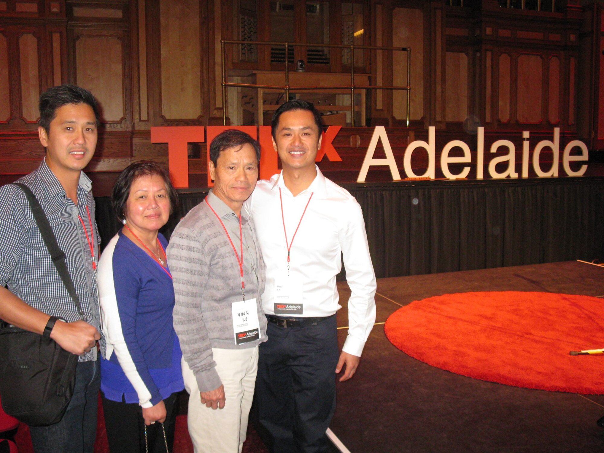 Family at TEDx Adelaide 2015