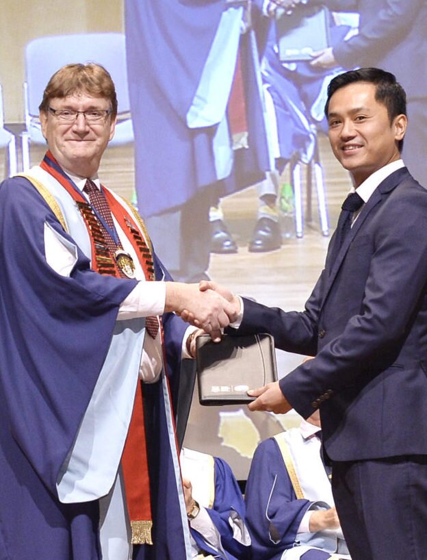 Dr Le at his RANZCP induction ceremony in Hong Kong at Congress 2016