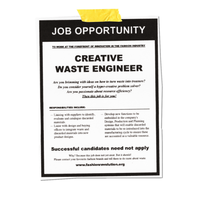 WANTED: Creative Waste Engineer!