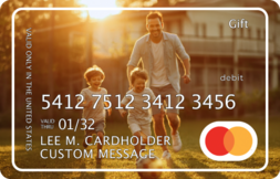 Customized Mastercard card