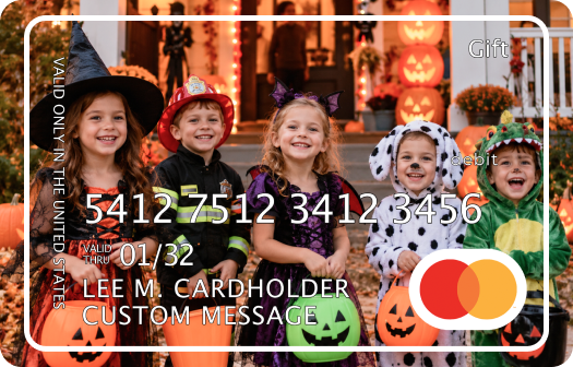 Customized Mastercard card