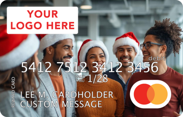 Mastercard Rewards card with a custom image