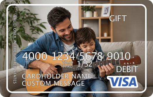 Customized Visa card
