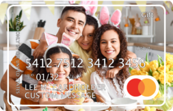 Customized Mastercard card