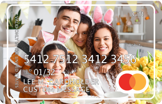 Customized Mastercard card