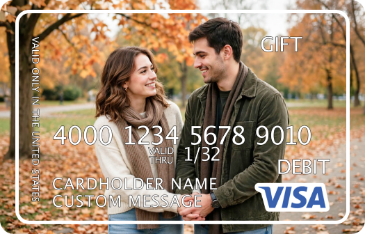Customized Visa card
