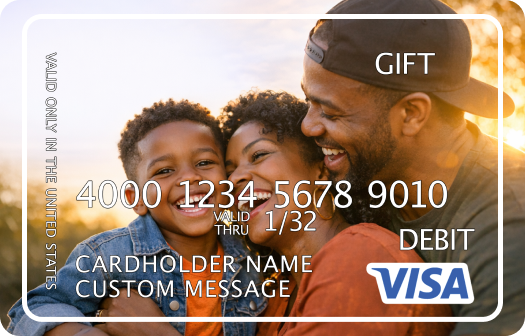 Customized Visa card