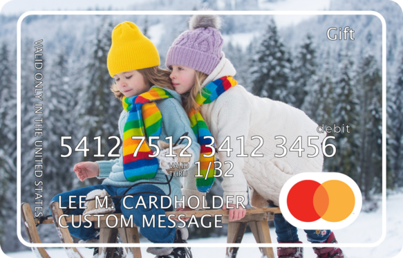 Customized Mastercard card