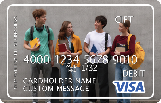 Customized Visa card