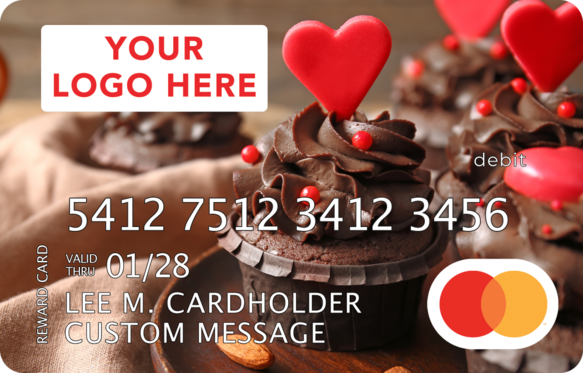 Mastercard Rewards card with a custom image