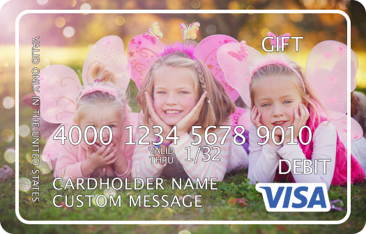 Customized Visa card