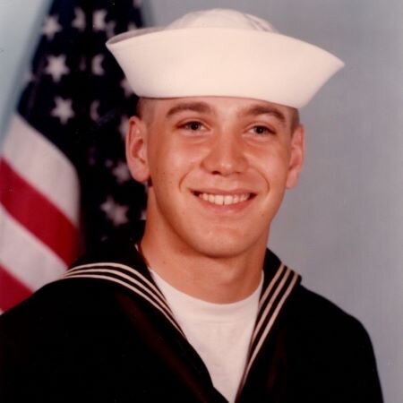 Larry P in military uniform