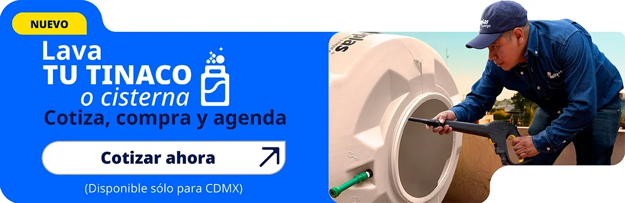 Solicita tu servicio de lavado Rotoplas aquí