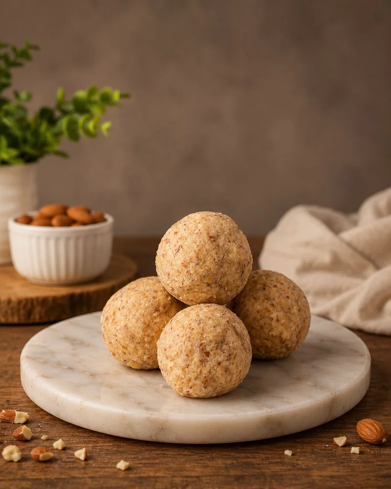 Almond Protein Laddoo