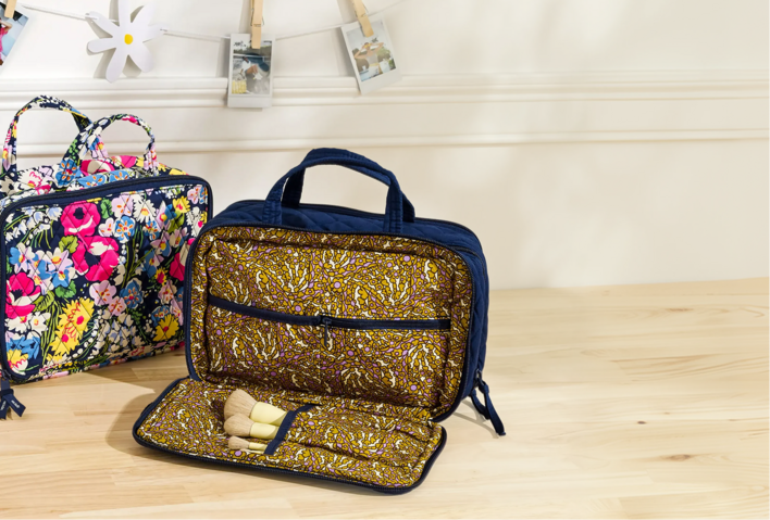 image of Vera Bradley 2 Piece pouch set in the grass