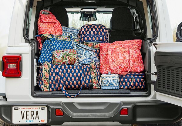 Image of Vera Bradley Totes in Slow Dance with Small tote in Cottage Shells