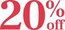 20% off
