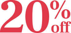 20% off