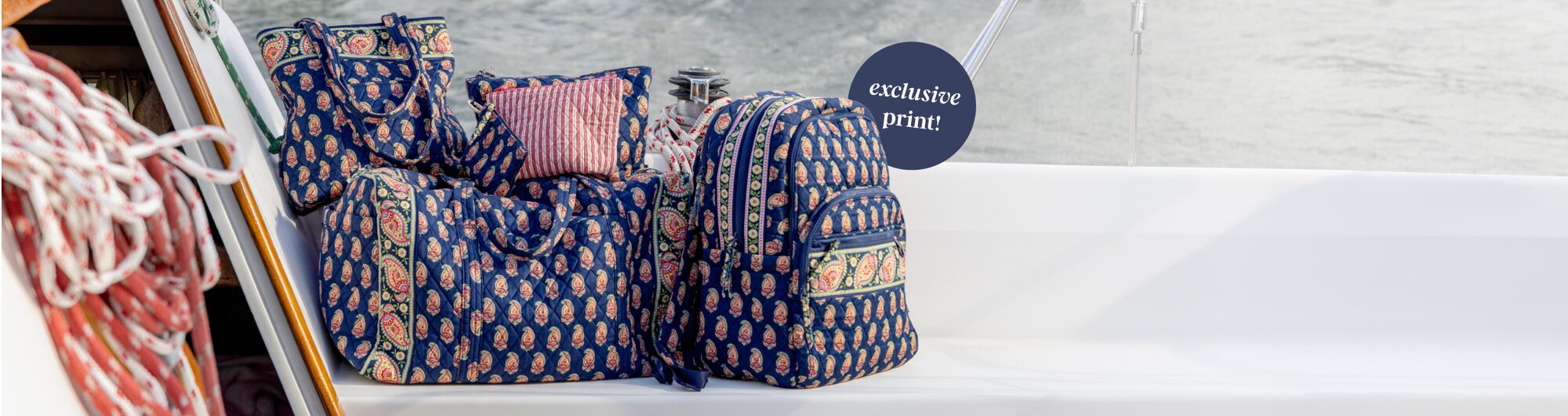 Vera Bradley Exclusive Flowering Paisley Collection