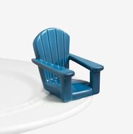 Image of Nora Fleming mini Blue Chair Ceramic Platter Ornament